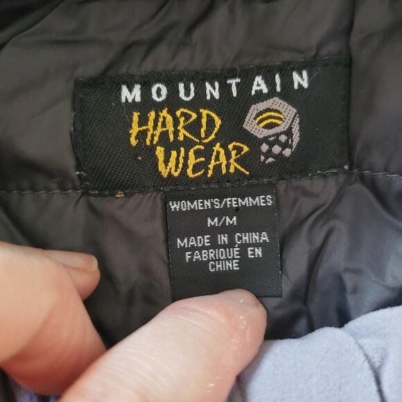 Mountain Hardwear Jacket Womens Medium Black PrimaLoft Insulated Full Zip Trail - Picture 3 of 9